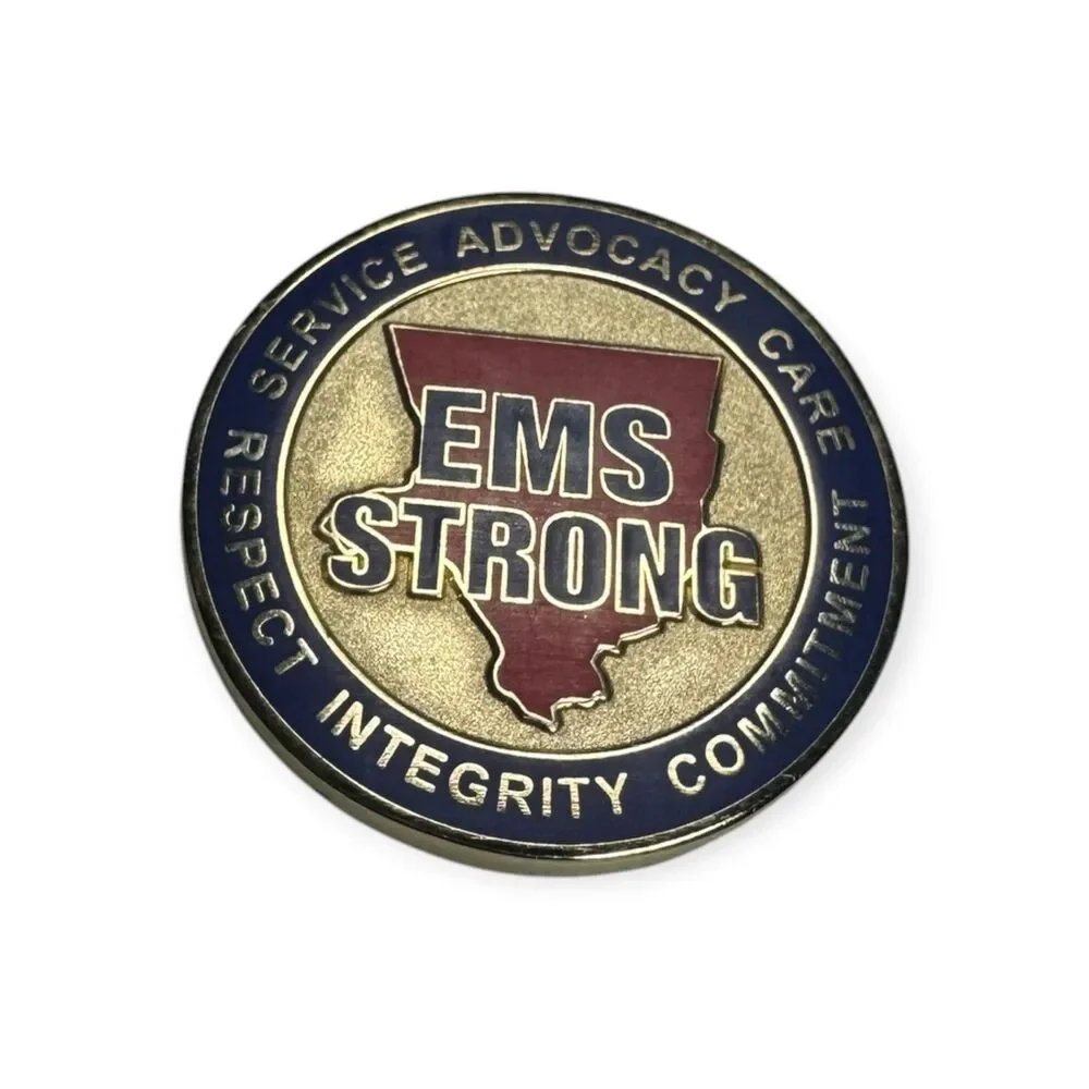 Los Angeles Medical Center EMS Strong Challenge Coin
